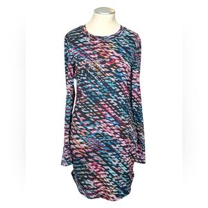 Eclipse Multicolor Long Sleeve Dress